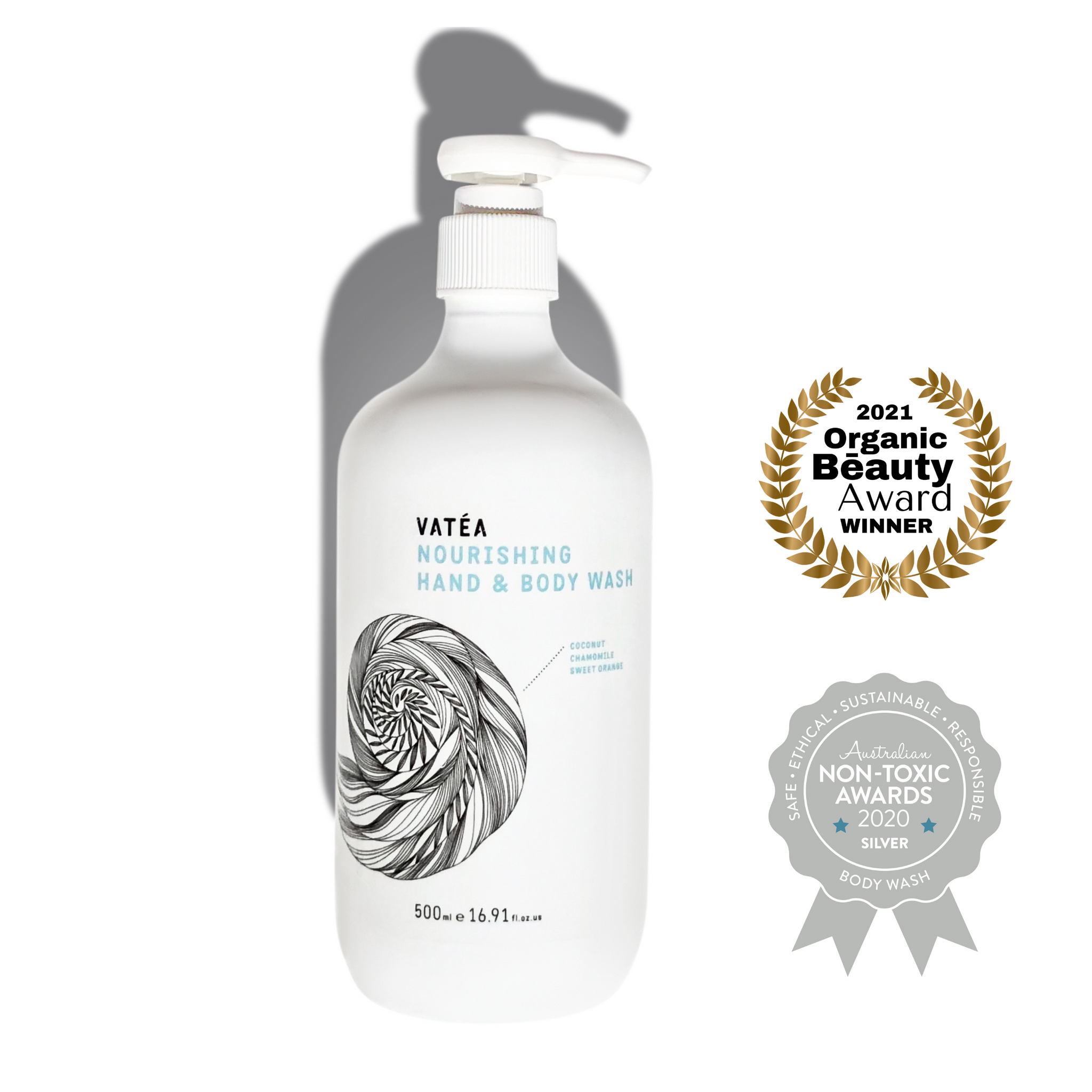 Award Winning Natural and Phthalate Free Body Wash with moringa and tamanu oil to nourish and nurture your skin. 